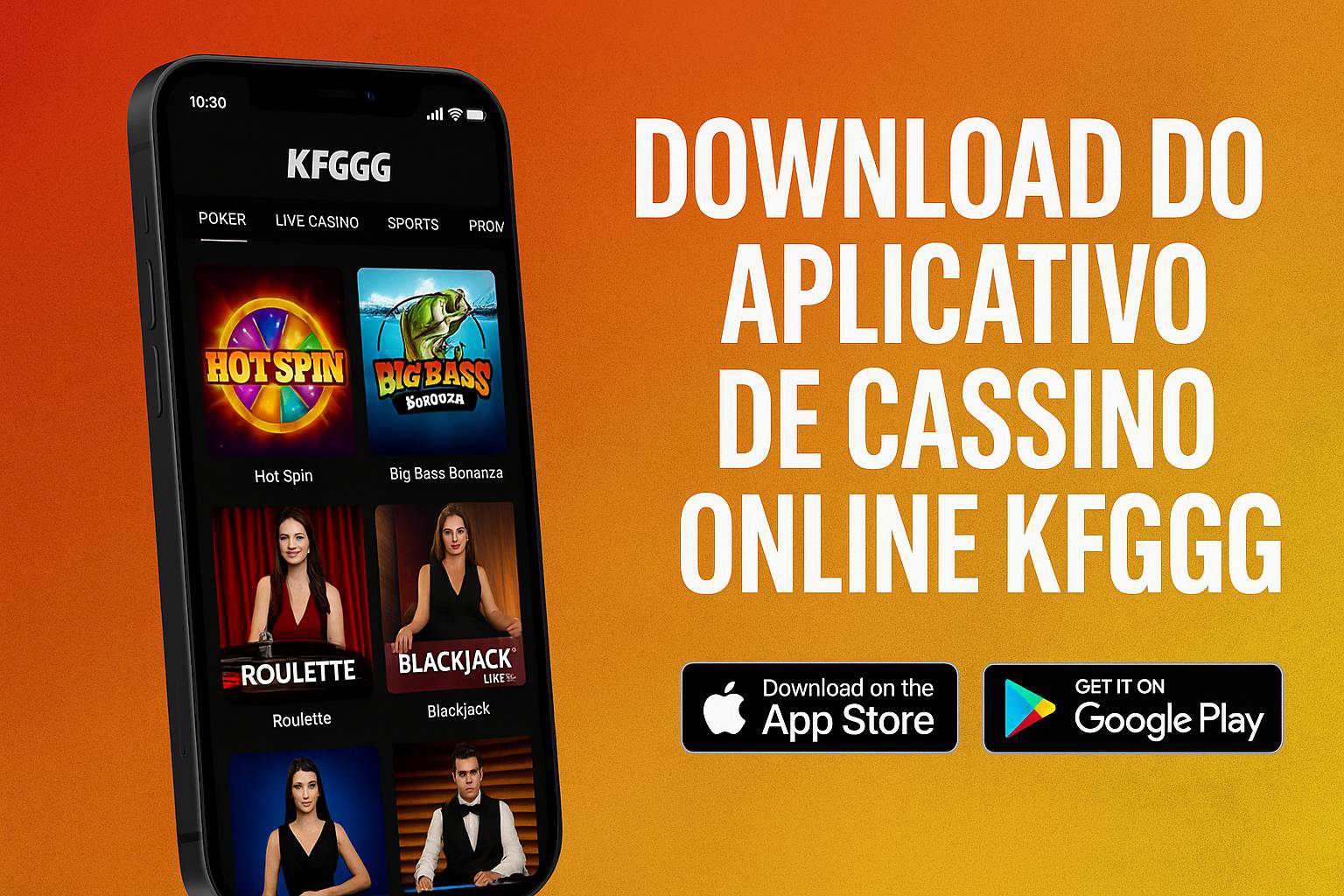 Baixar o KFGGG Cassino App