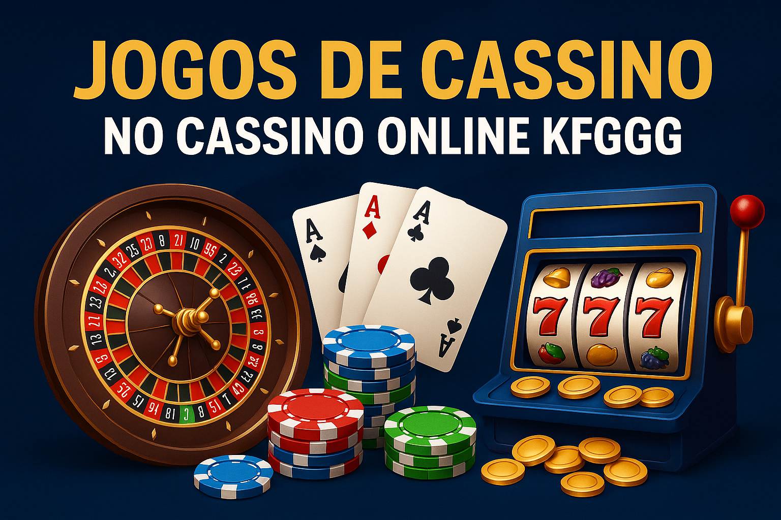 Jogos de cassino online inovadores e emocionantes na KFGGG