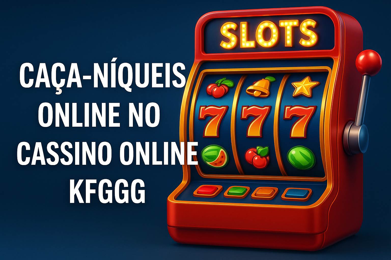 Explore o mundo das slot machines no KFGGG Casino